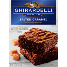 ギラデリ 塩キャラメルブラウニーミックス、16オンス Ghirardelli Salted Caramel Brownie Mix, 16 Oz