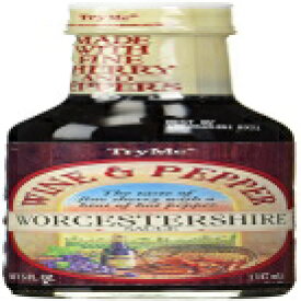 Try Me ワイン&ペッパー ウスターソース 5オンス (6個パック) Try Me Wine & Pepper Worcestershire Sauce 5oz (Pack of 6)