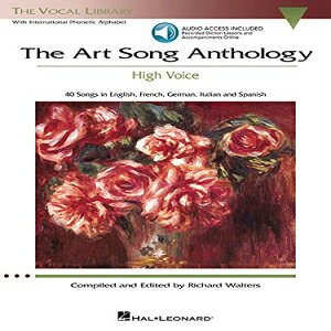 m Paperback, The Art Song Anthology - High Voice: With online audio of Recorded Diction Lessons and Piano Accompaniments (Vocal Library)