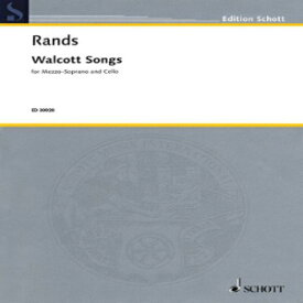 洋書 Paperback, Walcott Songs: Mezzo-Soprano and Cello Two Performance Scores (Edition Schott)