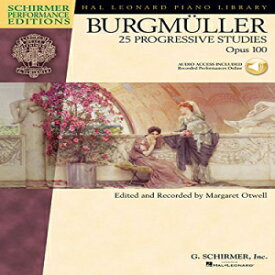 洋書 Paperback, Burgmuller - 25 Progressive Studies, Opus 100 (Schirmer's Library of Musical Classics)