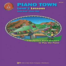 洋書 Paperback, MP103 - Piano Town Lessons Level 3