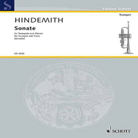 洋書 Sonata (1939): Trumpet and Piano (Edition Schott)
