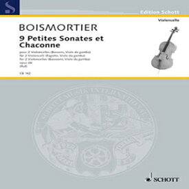 洋書 Paperback, 9 Little Sonatas and Chaconnes: 2 Cellos