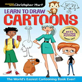洋書 Paperback, Learn to Draw Cartoons: The World's Easiest Cartooning Book Ever!