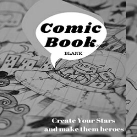 洋書 Paperback, COMIC BOOK: A Large 8" x 10" Notebook and Sketchbook for Kids and Adults to Unleash Creativity