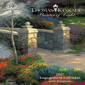 洋書 Calendar, Thomas Kinkade ter of Light with Scripture 2017 Engagement Calendar