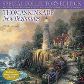 洋書 Calendar, Thomas Kinkade Special Collector's Edition 2020 Deluxe Wall Calendar: New Beginnings