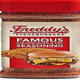 Freddy's Steakhouse 有名なステーキバーガーとフライシーズニング 8.5 オンス Freddy's Steakhouse Famous Steakburger and Fry Seasoning 8.5 Oz