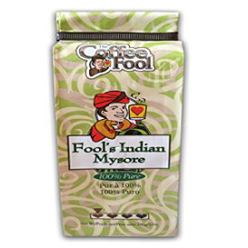 The Coffee Fool Fool's インディアンマイソール全粒コーヒー、12オンス The Coffee Fool Fool's Indian Mysore Whole Bean Coffee, 12 Ounce
