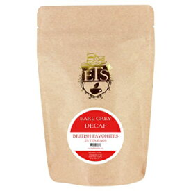 English Tea Store アール グレイ ティーバッグ CO2 カフェインレス、25 個 English Tea Store Earl Grey Teabags CO2 Decaffeinated, 25 Count