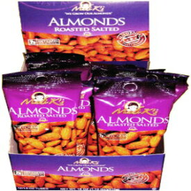 Madi K's ロースト ソルテッド アーモンド、1.5 オンス、72 個 (6 個パック) Madi K's Roasted Salted Almonds, 1.5 Oz, 72 count (Pack Of 6)