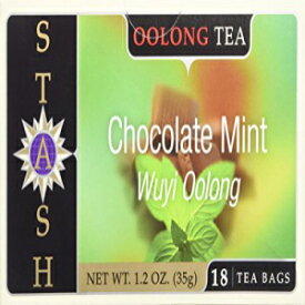 スタッシュ ティー ティー ウーロン チョコレート ミント - 18 個 Stash Tea Tea Oolong Chocolate Mint - 18 Count