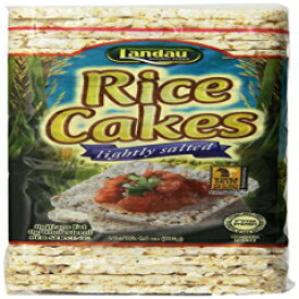 ランダウ 薄いケーキ（12個入り）（餅塩味） Landau Thin Cakes (Pack of 12) (Rice cake Salted)