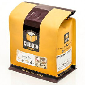 Antipodes - 全豆コーヒー - 焙煎したてのコーヒー - キュービココーヒー - 12 オンス (コロンビアコーヒーとインドネシアコーヒーのブレンド) podes - Whole Bean Coffee - Freshly Roasted Coffee - Cubico Coffee - 12 Ounce (Blend of Co
