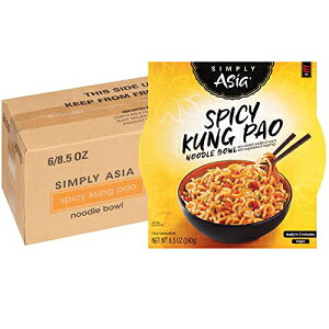 Simply Asia XpCV[ NpI k[h {EA8.5 IX (6 pbN) Simply Asia Spicy Kung Pao Noodle Bowl, 8.5 oz (Pack of 6)