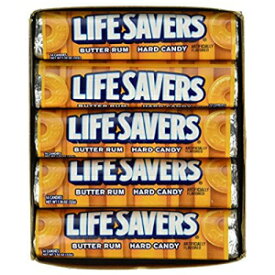 ライフセーバーズ バター ラム キャンディ 20 パック (1 パックあたり 14 カラット) Lifesavers Butter Rum Candy 20 pack (14 ct per pack)