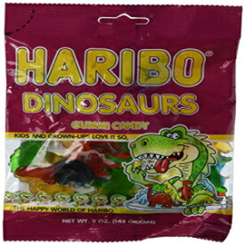 ハリボー 恐竜グミ キャンディー (5 オンス袋) Haribo Dinosaurs Gummy Candy (5 oz Bag)
