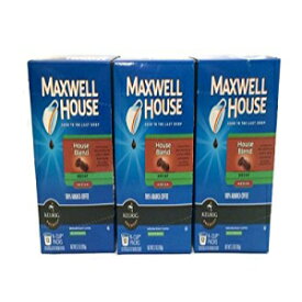 Maxwell House Cafe Collection ディカフェ ハウス ブレンド K カップ、12 個 (3 個パック) Maxwell House Cafe Collection Decaf House Blend K-Cups, 12-Count (Pack of 3)