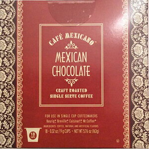 JtF LVJ[m LVJ `R[g Ntg [Xg VOT[u R[q[ 18 Jbv Cafe Mexicano Mexican Chocolate Craft Roasted Single Serve Coffee 18 Cups