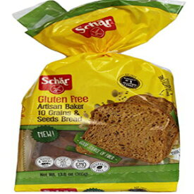 Schar NEW グルテンフリー、Artisan Baker 10 穀物 & 種子パン、13.6 オンス、6 個パック Schar NEW Gluten Free, Artisan Baker 10 Grains & Seeds Bread, 13.6 oz, Pack of 6