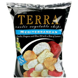 Terra Mediterranean エキゾチック野菜チップス、6.8 オンス袋 (12 個パック) Terra Mediterranean Exotic Vegetable Chips, 6.8 Ounce Bags (Pack of 12)