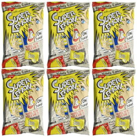 ノーベル和菓子 懐かしのスーパーレモンキャンディ 3.09オンス袋 (6個パック) Nobel Japanese Candy, Nostalgic Super Lemon Candy, 3.09-Ounce Bags (Pack of 6)
