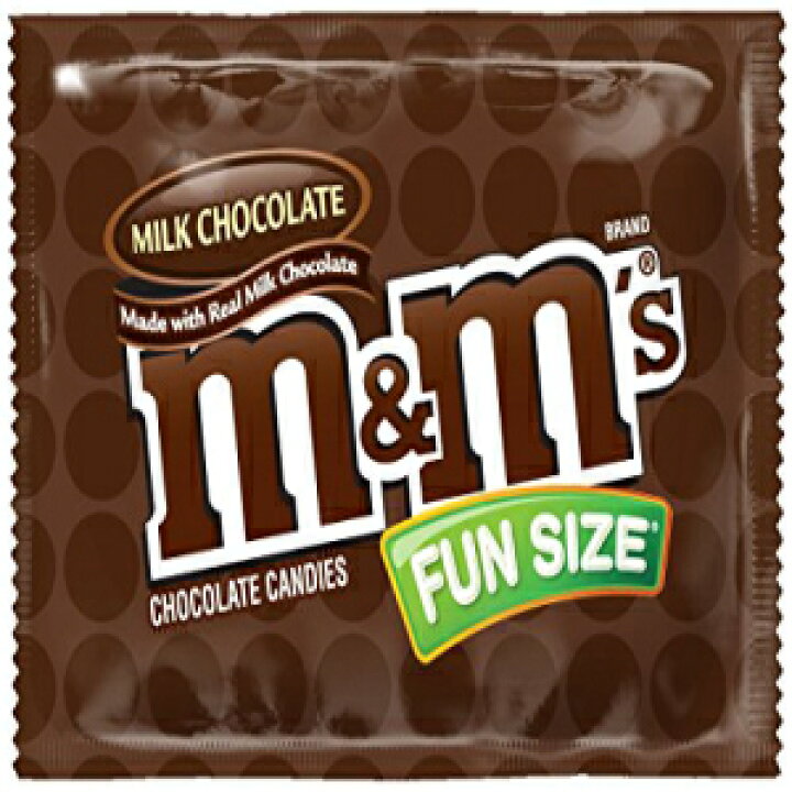 Milk Chocolate Peanut M&Ms Fun Sized Individual Bags - 3LB Resealable Stand  Up Bag (approx. 70 pieces) - Bulk Milk Chocolate Bulk Filler Candies 