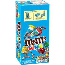 M&M'S MINIS ミルク チョコレート キャンディ、1.08 オンス チューブ 24 個 (1 個パック) M&M'S MINIS Milk Chocolate Candy, 1.08-Ounce Tubes 24 Count (Pack of 1)