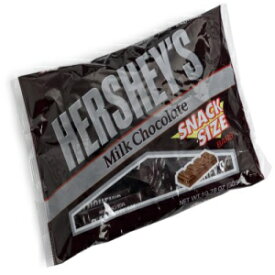 Hershey's スナックサイズバー、ミルクチョコレート、10.78オンスバッグ（6個パック） Hershey's Snack Size Bars, Milk Chocolate, 10.78 Ounce Bags (Pack of 6)
