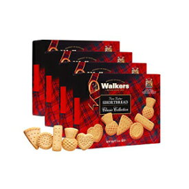 Walkers ショートブレッドクッキー詰め合わせ、5.6 オンス (4 個パック) Walkers Assorted Shortbread Cookies, 5.6 Ounces (Pack of 4)