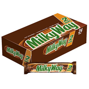 MILKYWAYミルクチョコレートシェアリングサイズキャンディーバー3.63オンス24カウントボックス MilkyWay MILKY WAY Milk Chocolate Sharing Size Candy Bars 3.63-Ounce 24-Count Boxのサムネイル