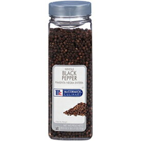 マコーミック カリナリー ホールブラックペッパー、19.5オンス McCormick Culinary Whole Black Pepper, 19.5 oz