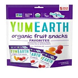 YumEarth オーガニック フルーツ スナック、0.7 オンス、12 個パック YumEarth Organic Fruit Snacks, 0.7 Ounce, Pack of 12