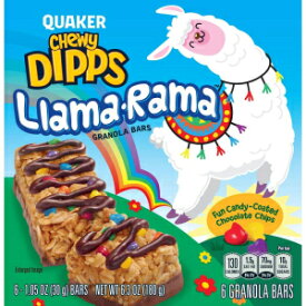 クエーカー チューイ ディップス ラマ ラマ グラノーラバー - 6ct (2個パック) Quaker Chewy Dipps Llama Rama Granola Bars - 6ct (Pack of 2)