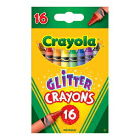 Crayola グリッタークレヨン レギュラーサイズ 16本入 Crayola Glitter Crayons, Regular Size, 16 Count