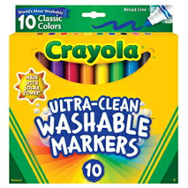 Crayola ウルトラクリーン ウォッシャブル マーカー Crayola Ultra-Clean Washable Markers