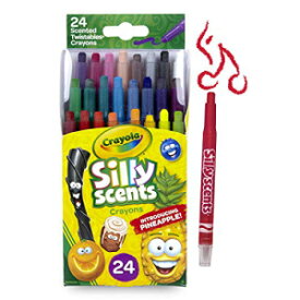 Silly Scents Twistables クレヨン、甘い香りのクレヨン、24 個 Silly Scents Twistables Crayons, Sweet Scented Crayons, 24 Count