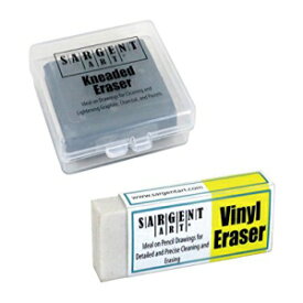 サージェントアート36-0009セット練り消しゴム＆ビニール消しゴム（2パック） Sargent Art 36-0009 Set Kneaded Eraser & Vinyl Eraser (2 Pack)