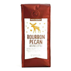 World Marke ブルボン ピーカン粉砕コーヒー豆 - 季節限定コーヒー 純粋なアラビカ種、素晴らしい香りの豊かなフレーバーコーヒー | 中南米のグルメブレンド | 12オンス、1パック World Marke Bourbon Pecan Ground Coffee Beans - Seasonal Limited