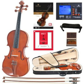 Cecilio CVN-200 ソリッドウッドバイオリン、D'Addario プレリュード弦付き、サイズ 3/4 Cecilio CVN-200 Solidwood Violin with D'Addario Prelude Strings, Size 3/4