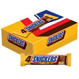 スニッカーズ ピーナッツバター スクエア シェアリング サイズ チョコレート キャンディ バー 3.56 オンス バー 18 個ボックス SNICKERS Peanut Butter Squared Sharing Size Chocolate Candy Bars 3.56-Ounce Bar 18-Count Box