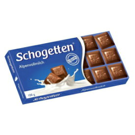 ショーゲッテン アルパイン ミルクチョコレート 100g (15個入り) Schogetten Alpine Milk Chocolate 100g (15-pack)