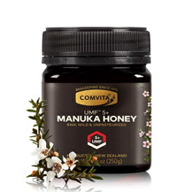 Comvita認定UMF5 +（MGO 83+）生マヌカハニー| ニュージーランドの＃1マヌカブランド| 非遺伝子組み換え、ハラール、コーシャ| プレミアムグレード（8.8オンス） Comvita Certified UMF 5+ (MGO 83+) Raw Manuka Honey | New Zealand’s #1 Manuka