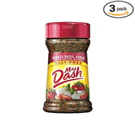 ミセス ダッシュ トマト バジル ガーリック ソルト フリー シーズニング ブレンド 2オンス ボトル (3 個パック) Mrs. Dash Tomato Basil Garlic Salt Free Seasoning Blend 2oz Bottle (Pack of 3)