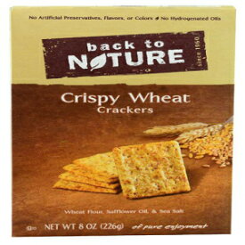 バック トゥ ネイチャー クラッカー クリスピー ウィート -- 8 オンス - 2 個 Back To Nature Crackers Crispy Wheat -- 8 oz - 2 pc