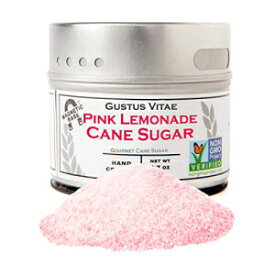 Gustus Vitae - ピンク レモネード ケーン シュガー - プレーン加工砂糖のグルメ代替品 - すべて天然 - 職人の甘味料 - 少量バッチ | #91 Gustus Vitae - Pink Lemonade Cane Sugar - Gourmet Replacement For Plain Processed Sugar - Al