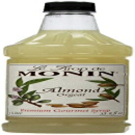 Monin モナン グルメ フレーバー アーモンド、33.8 オンス ペットボトル (4 個パック) Monin Monin Gourmet Flavoring Almond, 33.8-Ounce Plastic Bottles (Pack of 4)