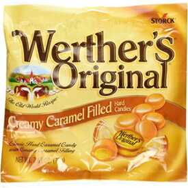 Werther's オリジナル クリーミーキャラメル入りハード キャンディー (2.65 オンス) 3 パック Werther's Original Creamy Caramel Filled Hard Candies (2.65oz) 3 Pack