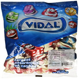 Vidal ゼリー入りグミ クジラ キャンディ - 2.2 ポンド バッグ Vidal Jelly Filled Gummy Whales Candy - 2.2 Lb Bag